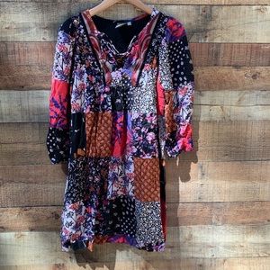 Anthropologie one September patchwork dress